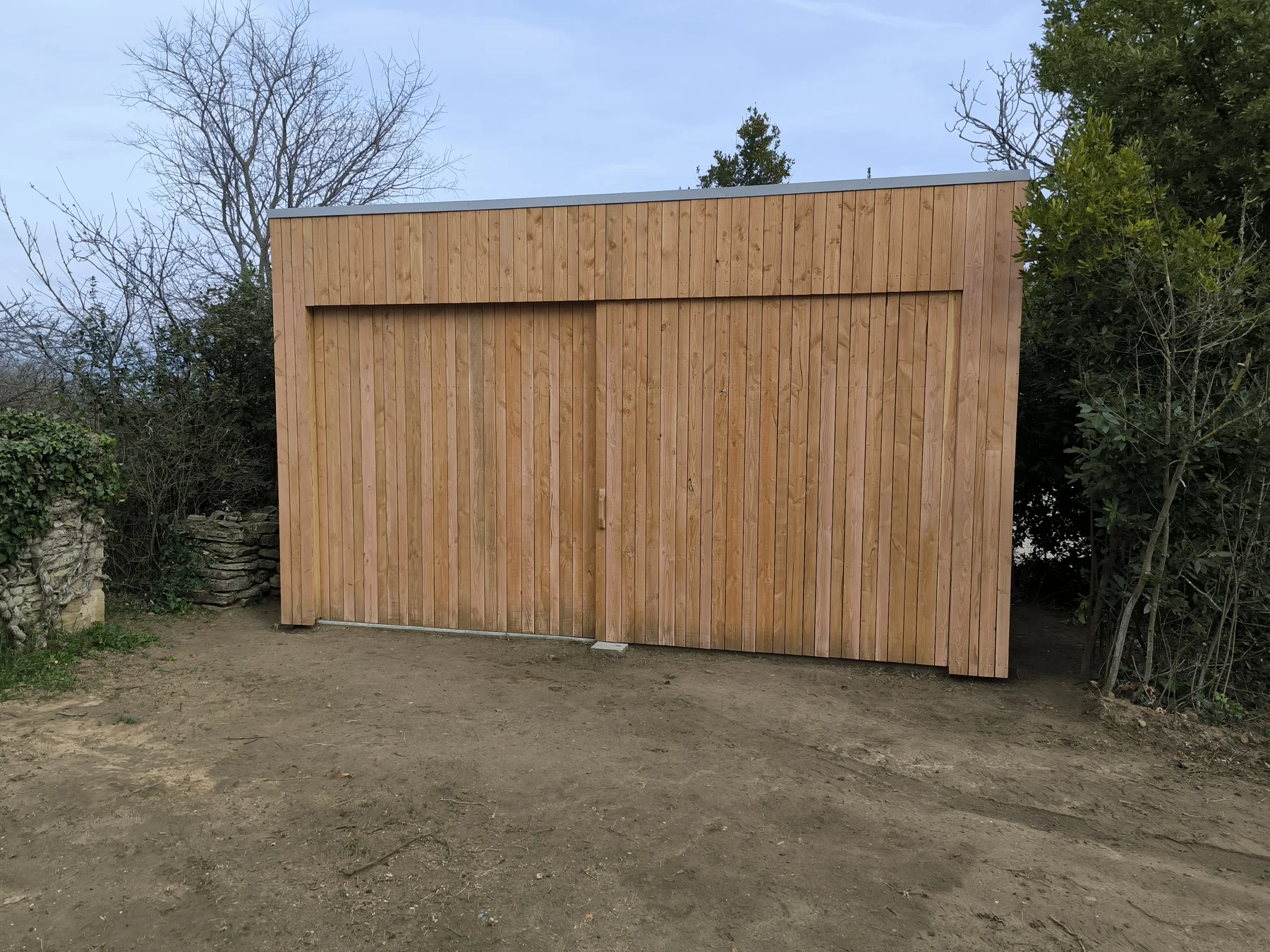 Portes intégrées au bardage